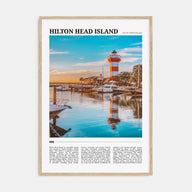 Hilton Head Island Travel Color Poster