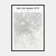 Ho Chi Minh City Map Portrait Poster