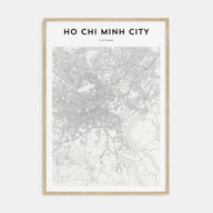 Ho Chi Minh City Map Portrait Poster