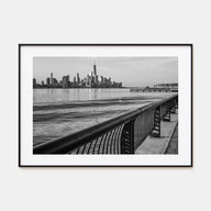 Hoboken Landscape B&W Poster