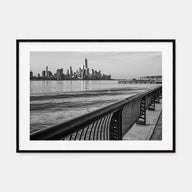 Hoboken Landscape B&W Poster