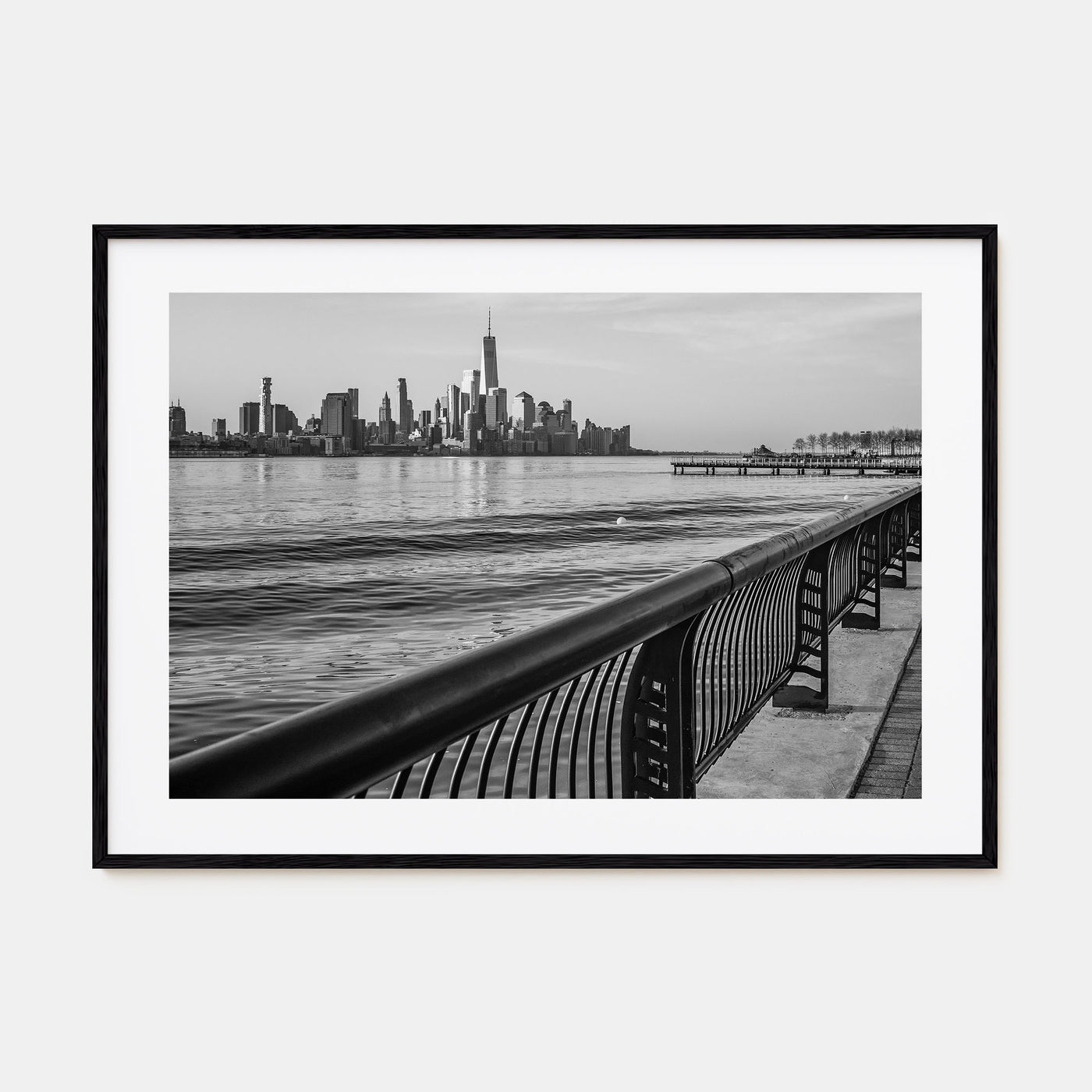 Hoboken Landscape B&W Poster