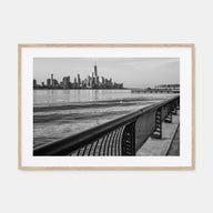 Hoboken Landscape B&W Poster