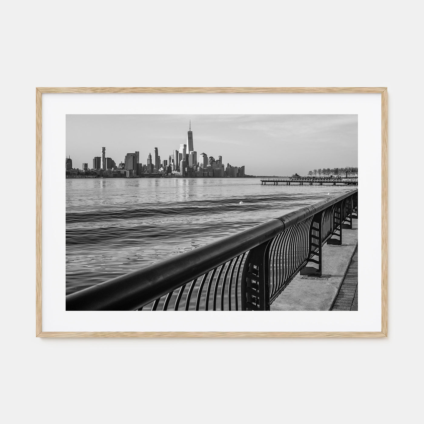 Hoboken Landscape B&W Poster