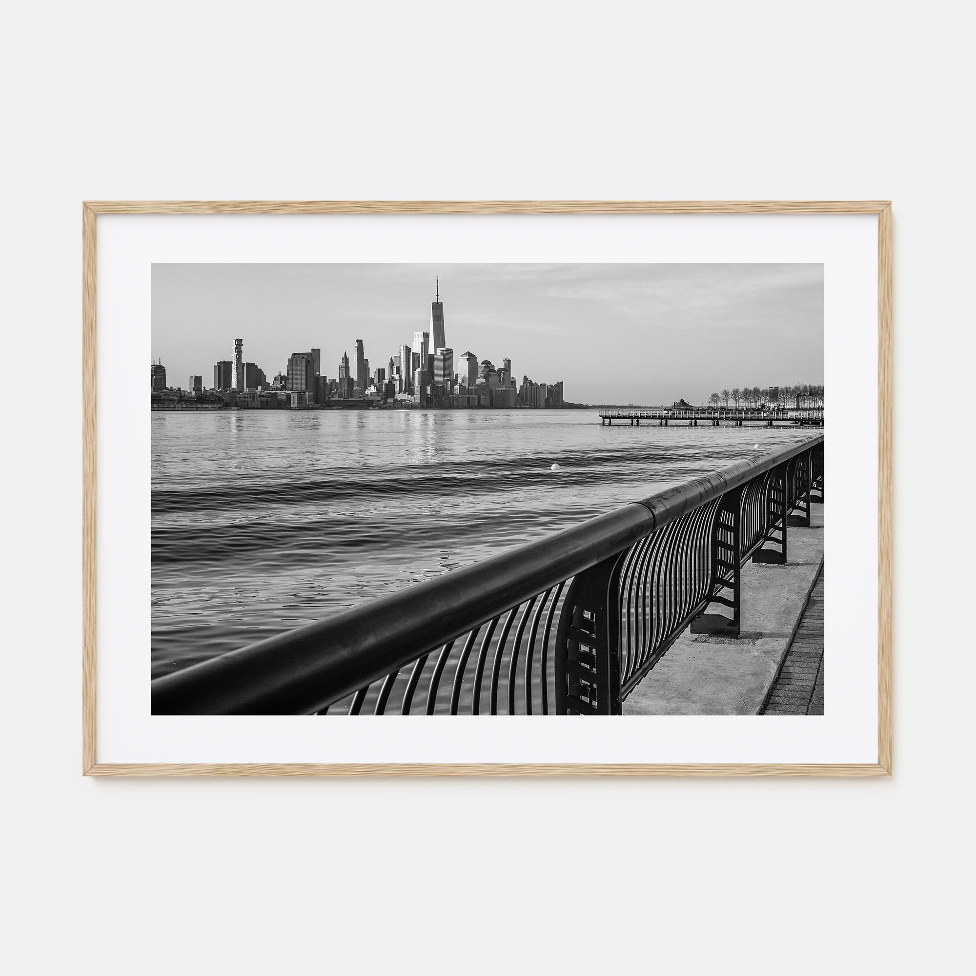 Hoboken Landscape B&W Poster