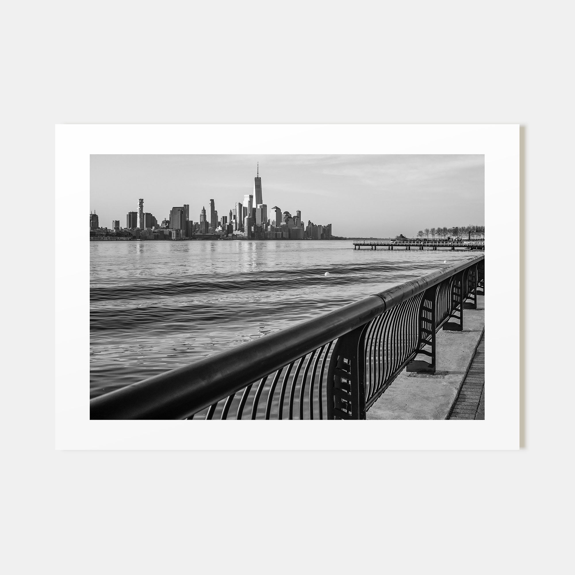 Hoboken Landscape B&W Poster