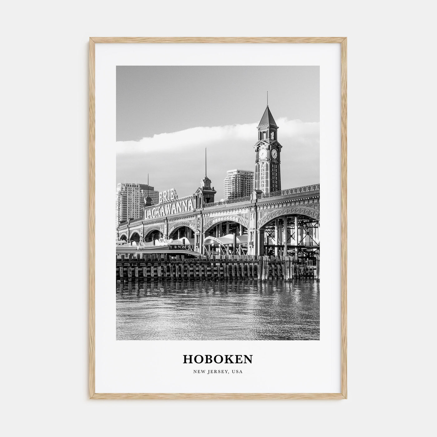 Hoboken Portrait B&W No 2 Poster