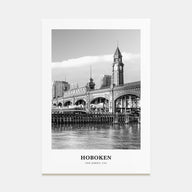 Hoboken Portrait B&W No 2 Poster