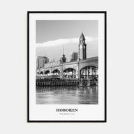 Hoboken Portrait B&W No 2 Poster