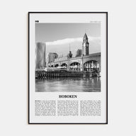 Hoboken Travel B&W No 2 Poster