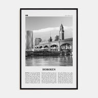 Hoboken Travel B&W No 2 Poster