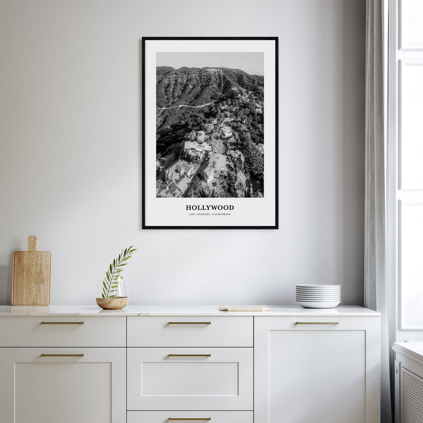 Hollywood Portrait B&W Poster