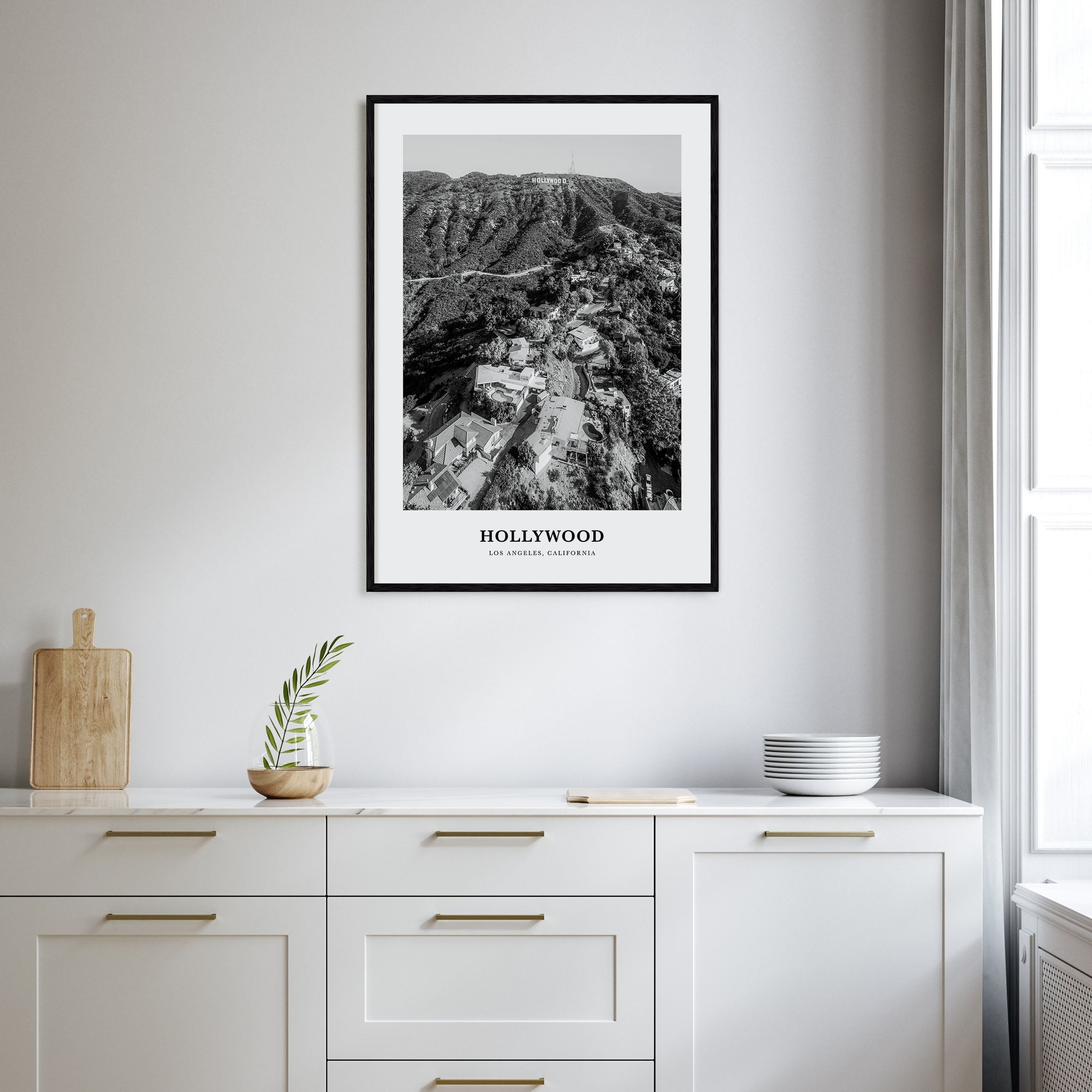 Hollywood Portrait B&W Poster