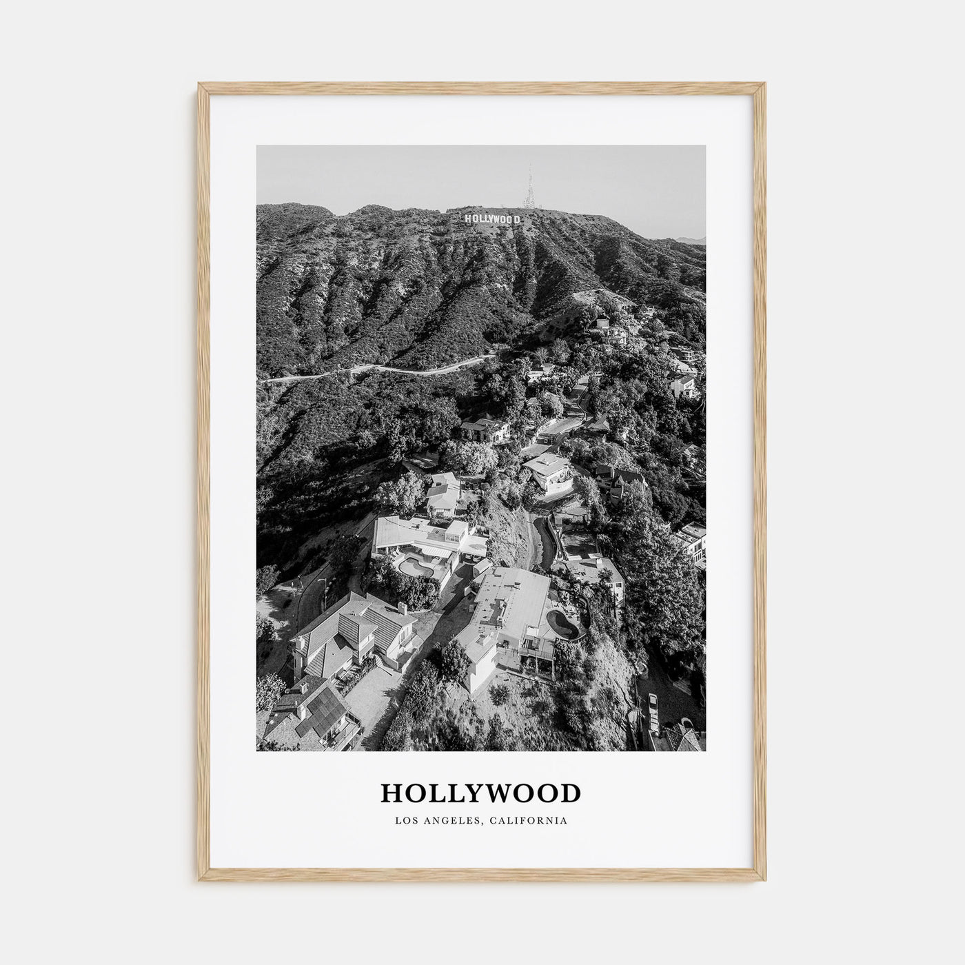 Hollywood Portrait B&W Poster