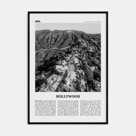 Hollywood Travel B&W Poster
