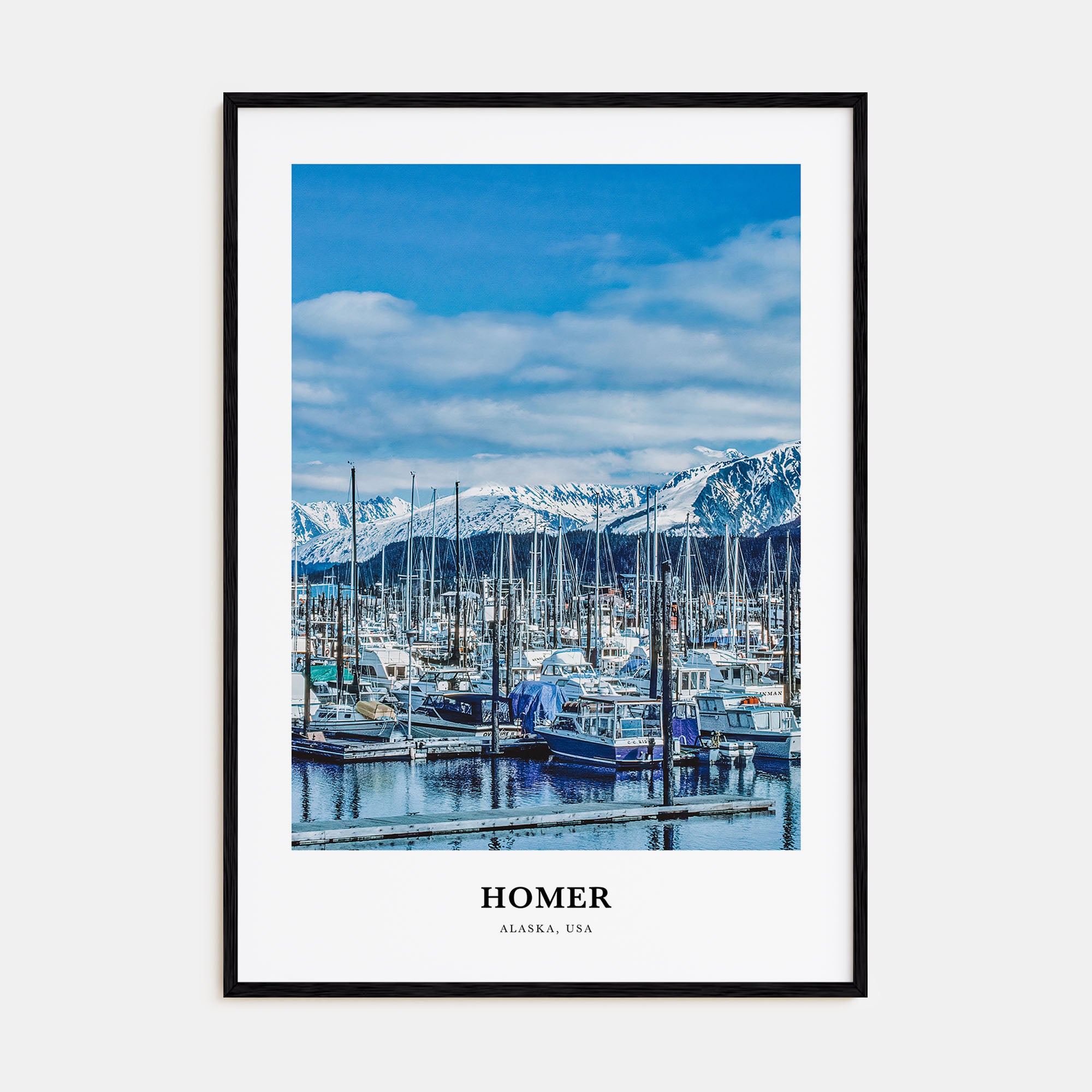 Homer Portrait Color Poster