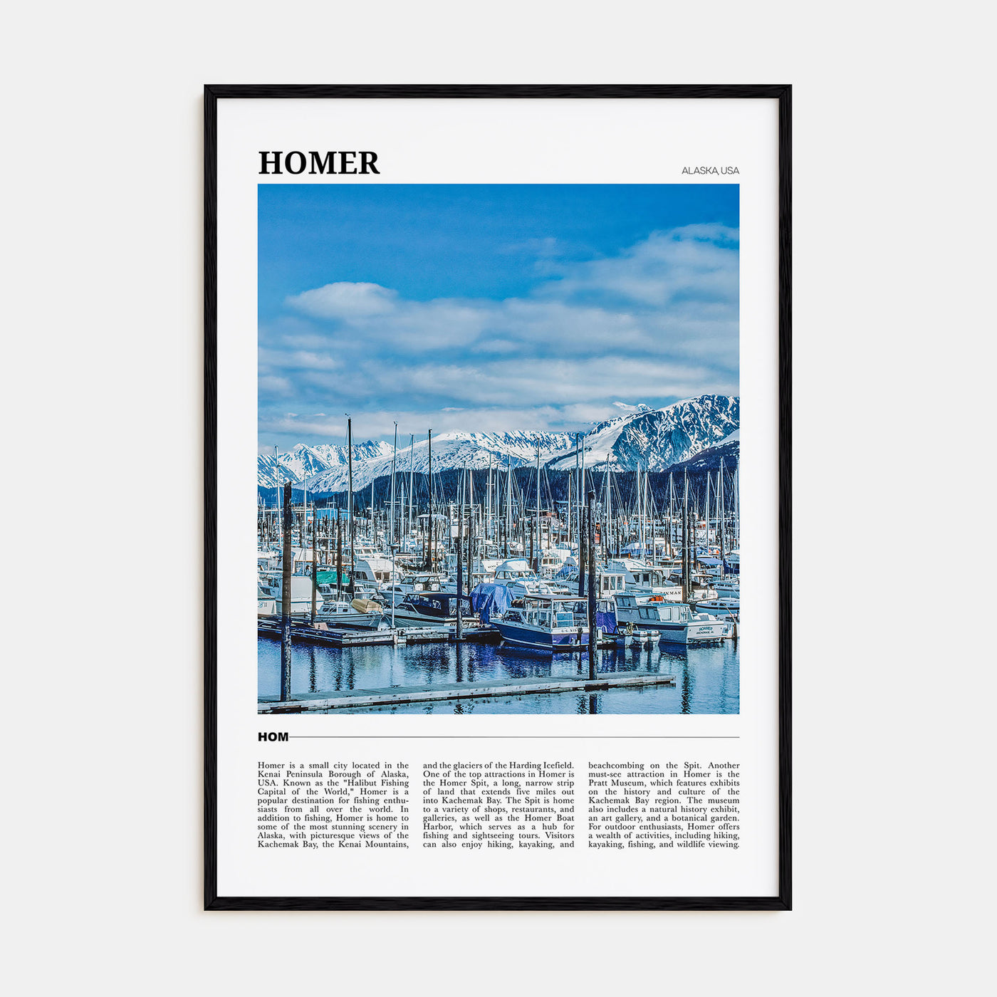 Homer Travel Color Poster