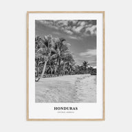 Honduras Portrait B&W Poster