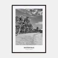 Honduras Portrait B&W Poster