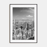 Hong Kong Photo B&W No 1 Poster