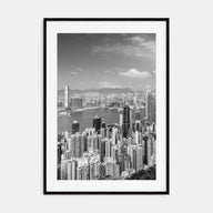 Hong Kong Photo B&W No 1 Poster