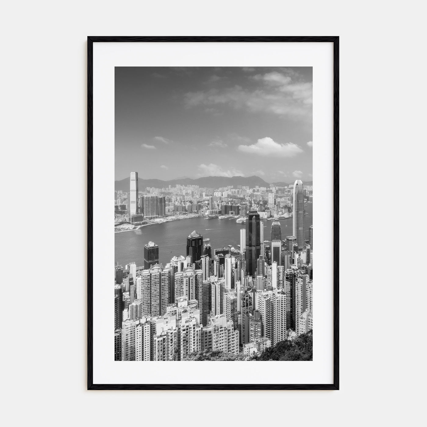 Hong Kong Photo B&W No 1 Poster