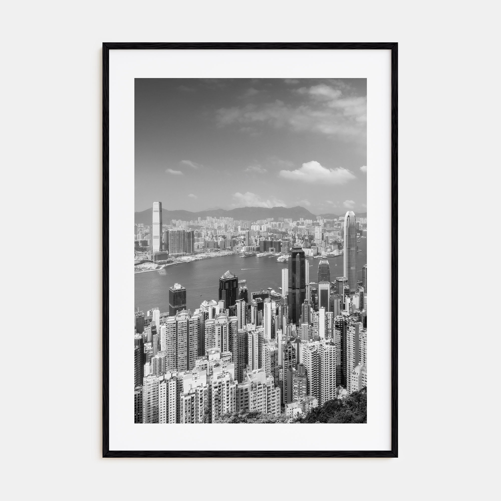 Hong Kong Photo B&W No 1 Poster