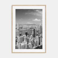 Hong Kong Photo B&W No 1 Poster