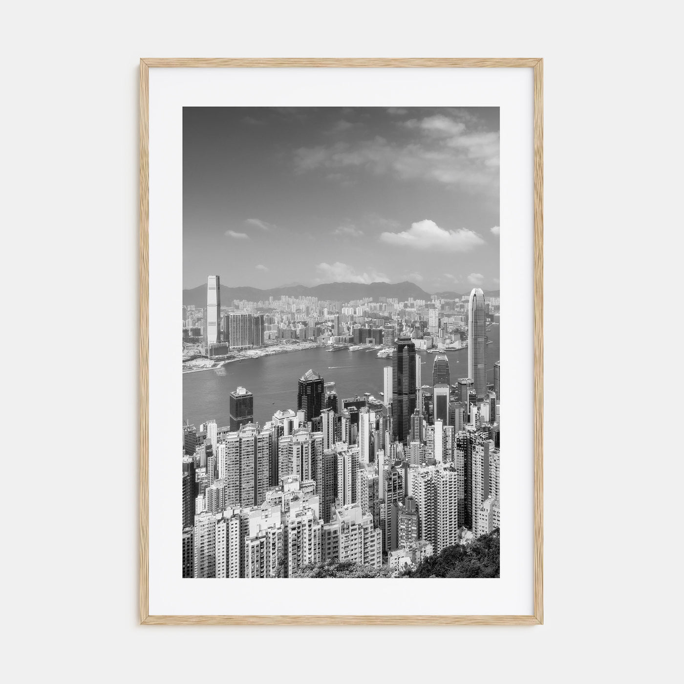 Hong Kong Photo B&W No 1 Poster