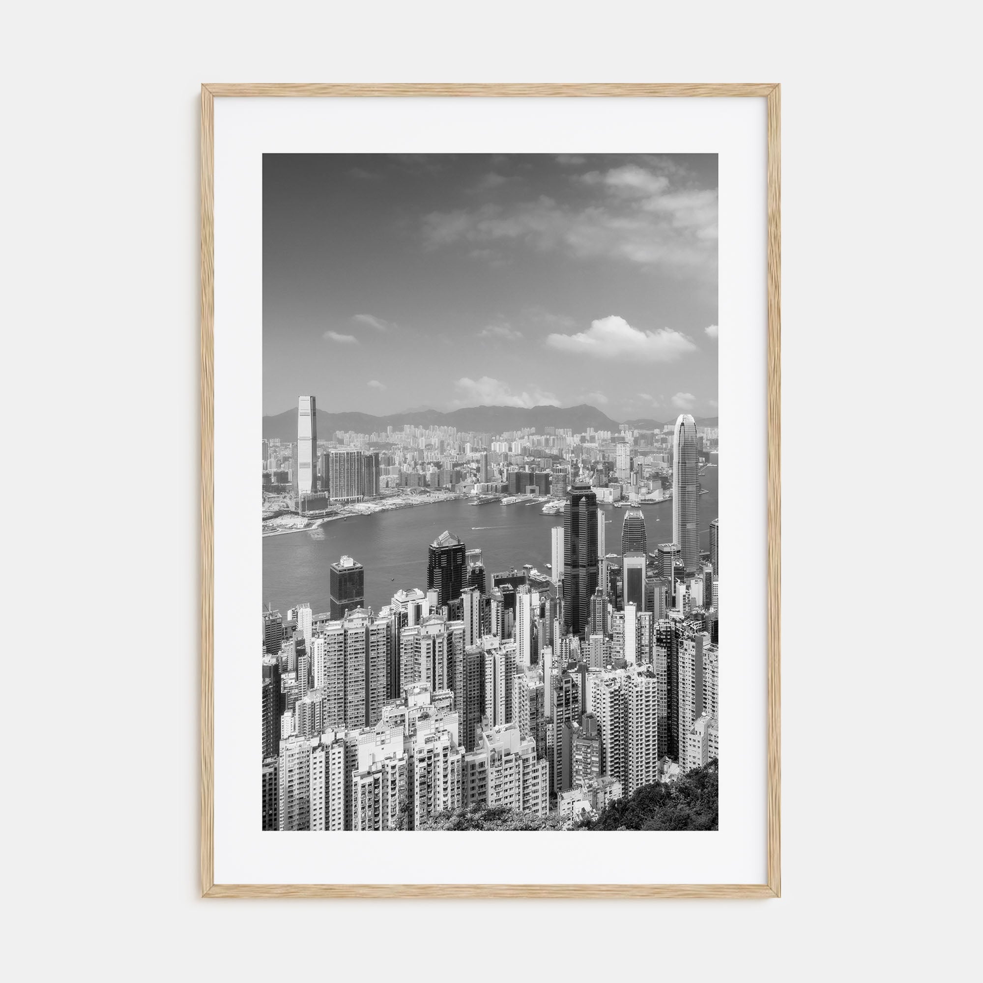 Hong Kong Photo B&W No 1 Poster