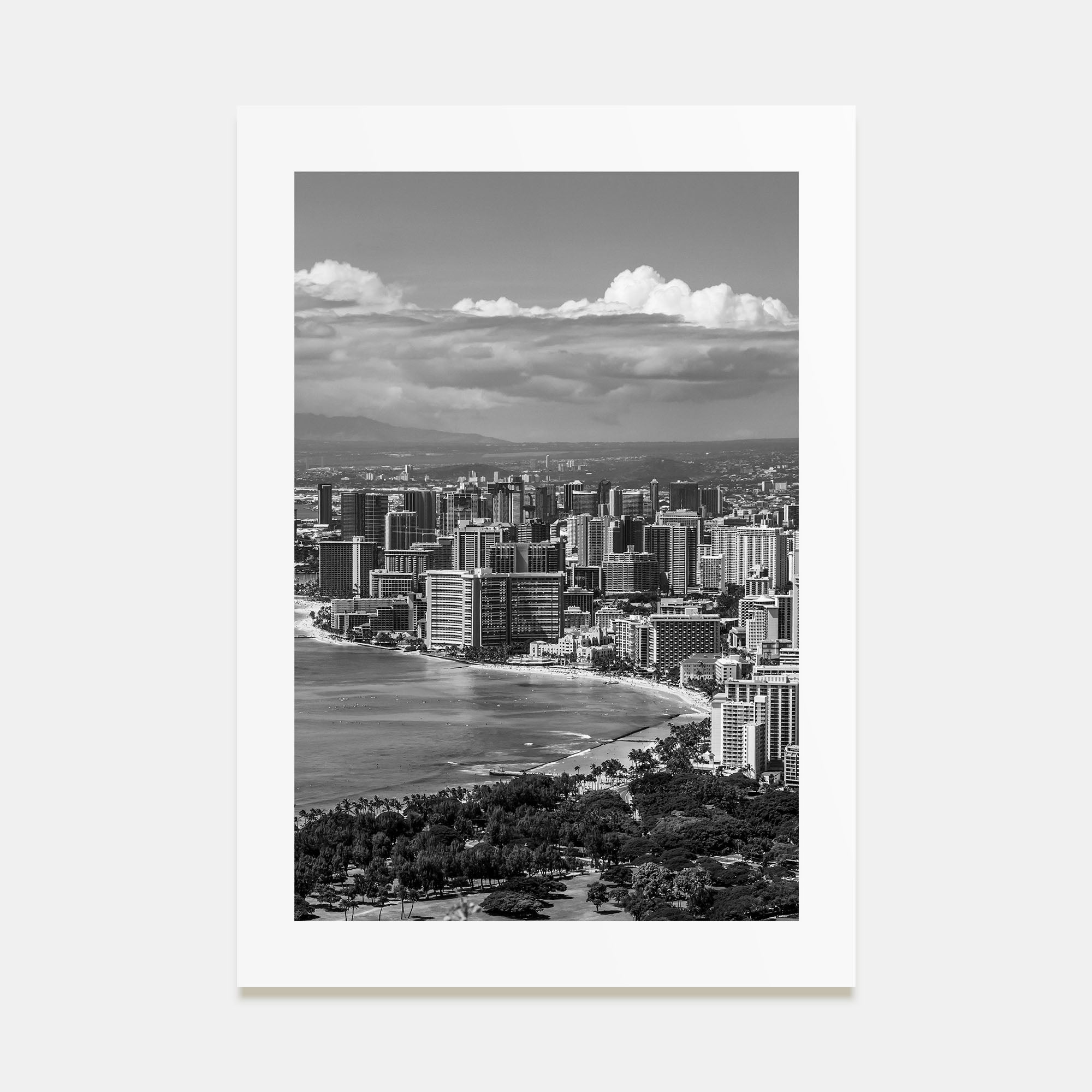 Honolulu Photo B&W No 2 Poster