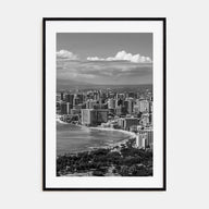 Honolulu Photo B&W No 2 Poster