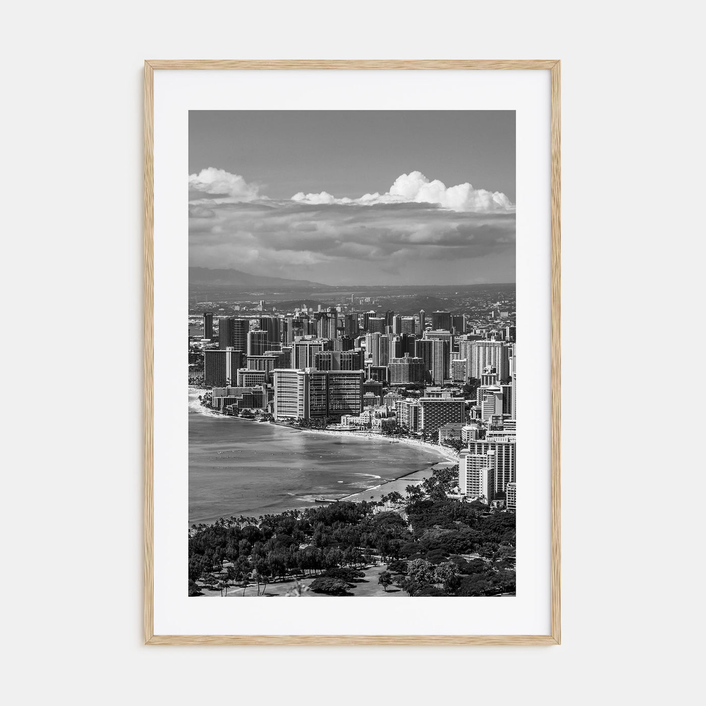 Honolulu Photo B&W No 2 Poster