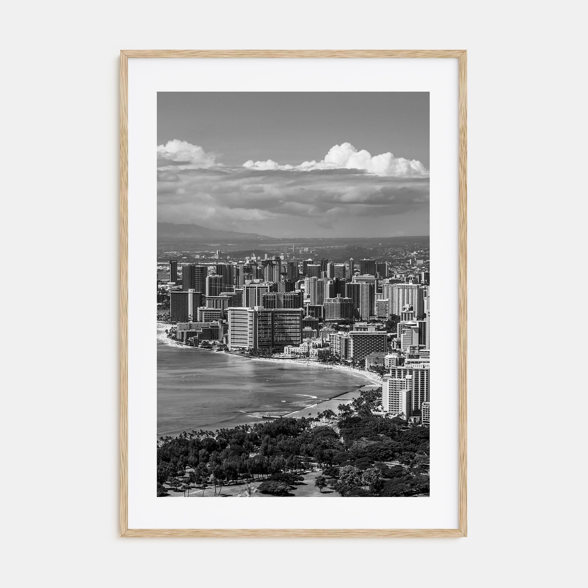 Honolulu Photo B&W No 2 Poster