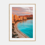 Honolulu Photo Color Poster