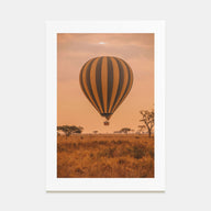 Hot Air Balloon Photo Color No 1 Poster