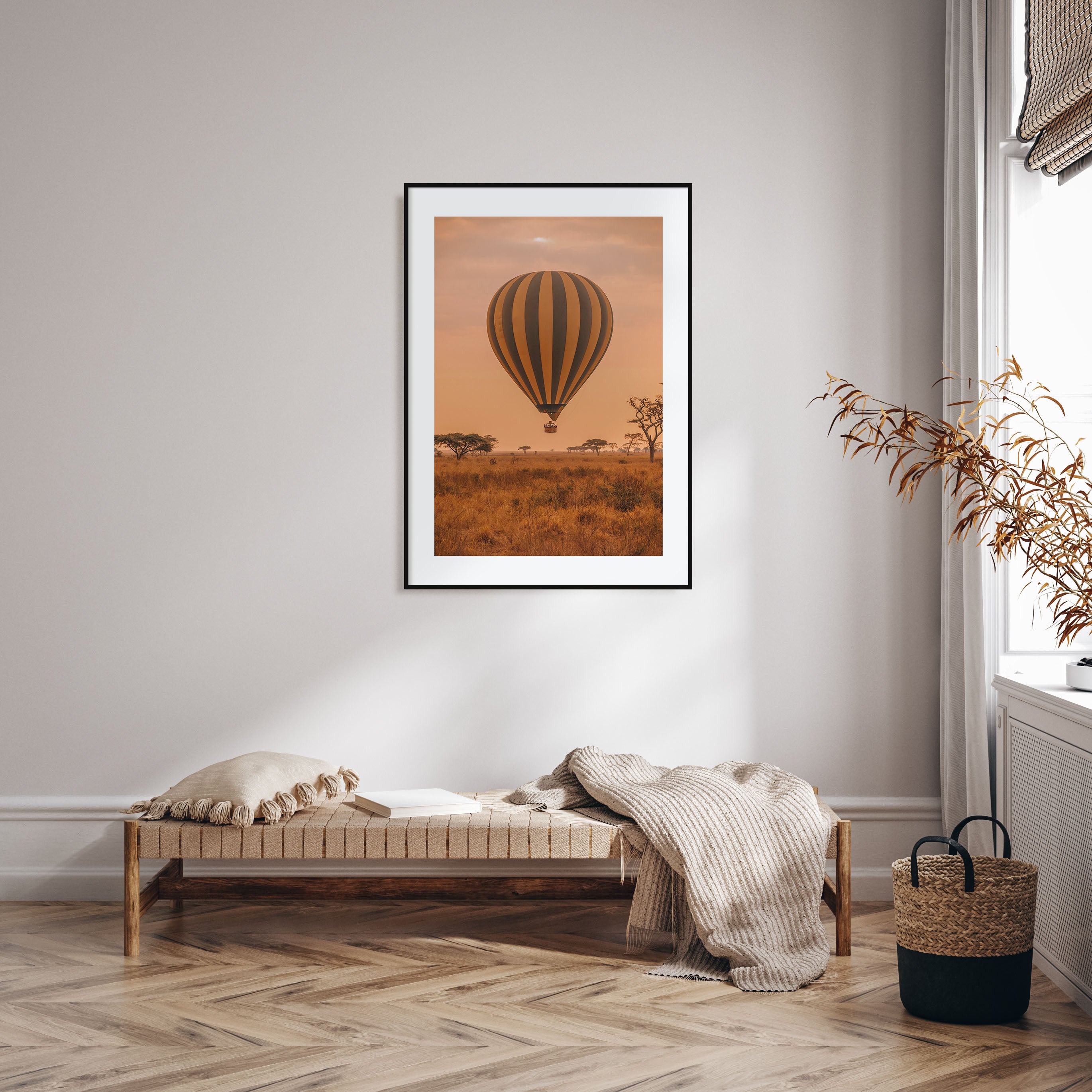 Hot Air Balloon Photo Color No 1 Poster