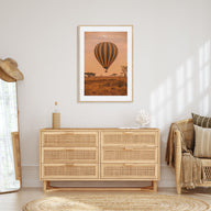 Hot Air Balloon Photo Color No 1 Poster