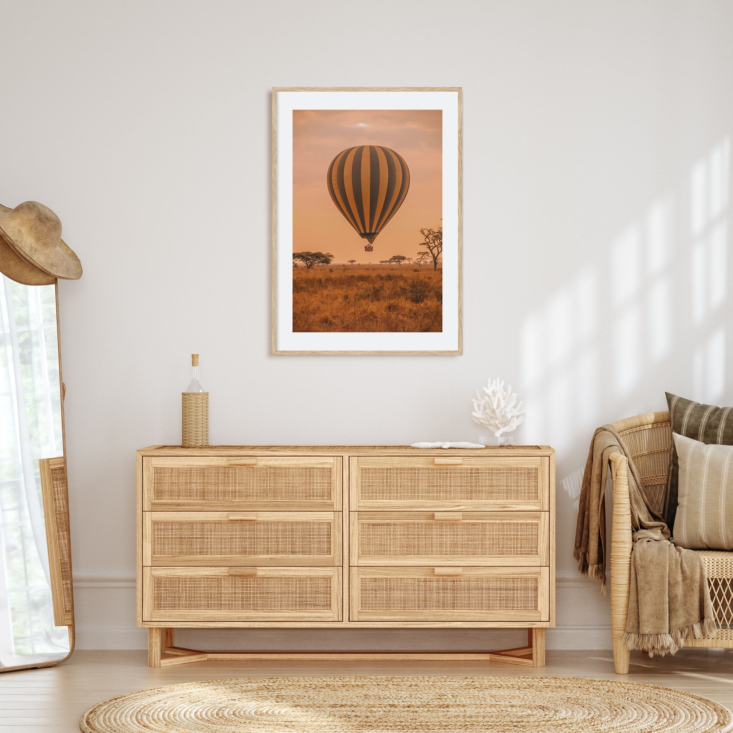 Hot Air Balloon Photo Color No 1 Poster