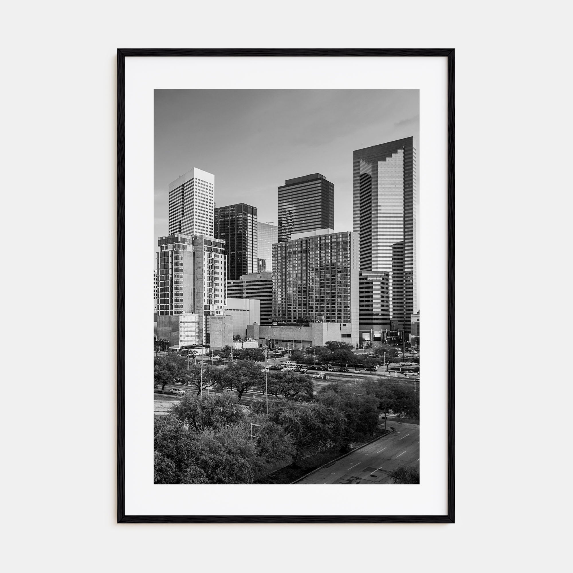 Houston Photo B&W No 1 Poster
