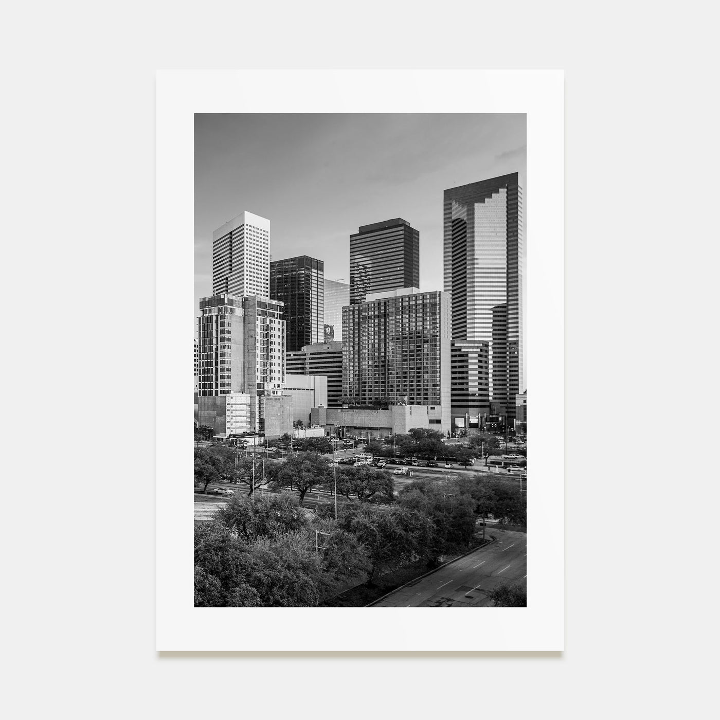 Houston Photo B&W No 1 Poster