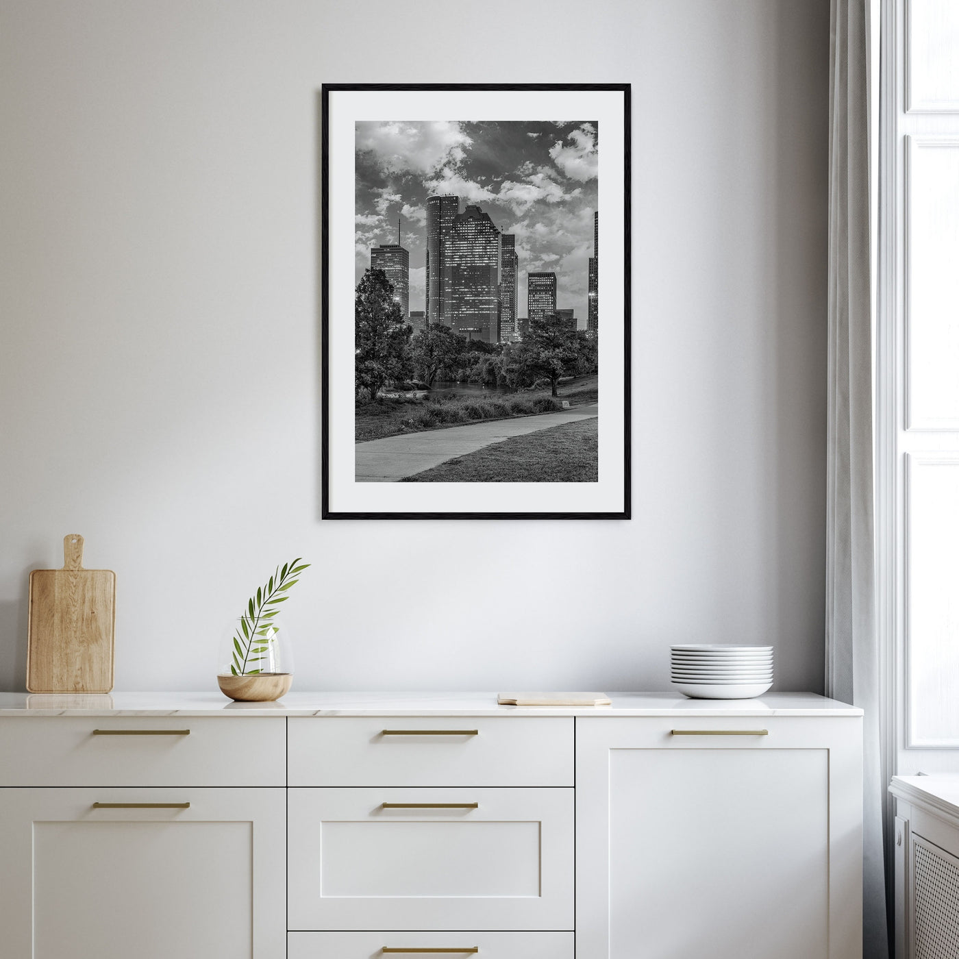 Houston Photo B&W No 2 Poster