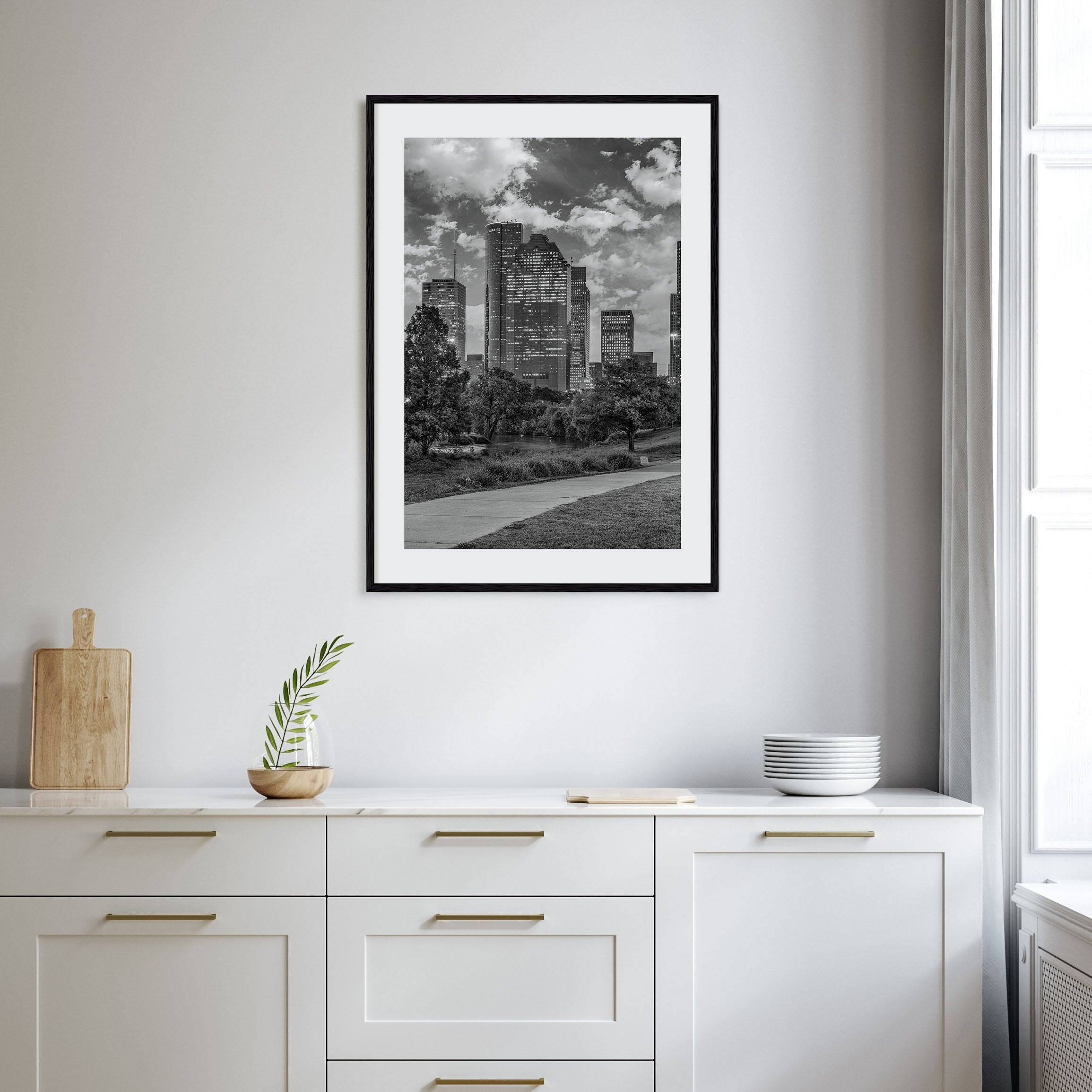 Houston Photo B&W No 2 Poster
