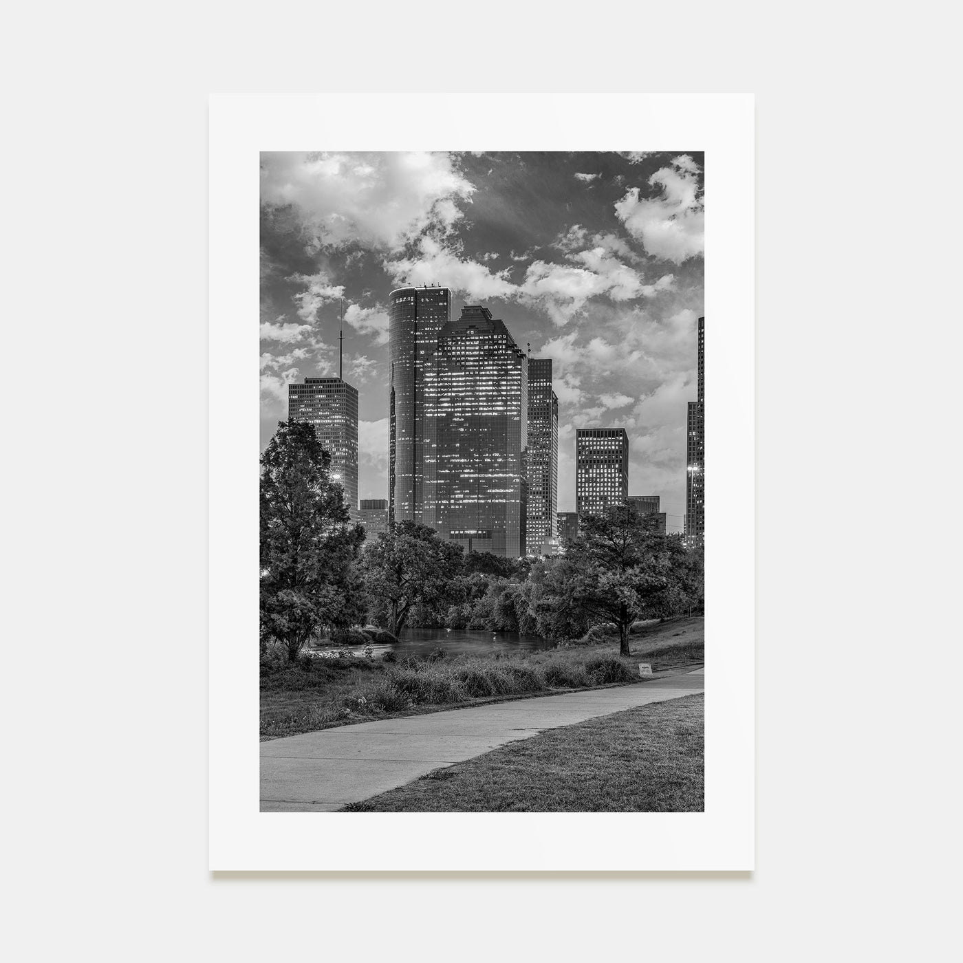 Houston Photo B&W No 2 Poster