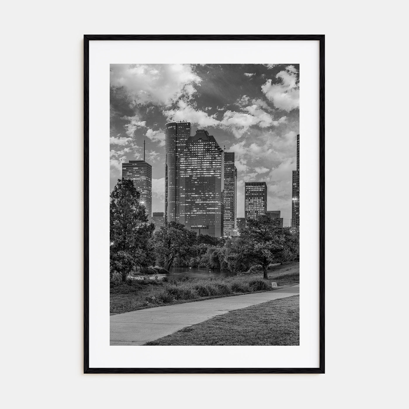Houston Photo B&W No 2 Poster