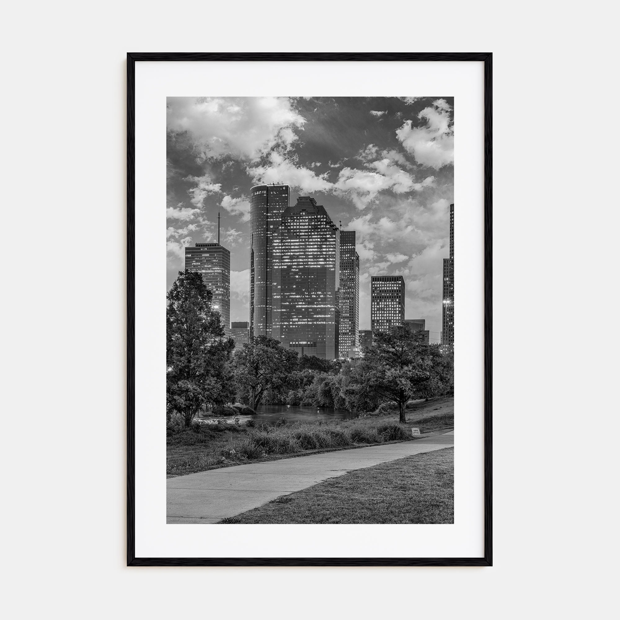 Houston Photo B&W No 2 Poster