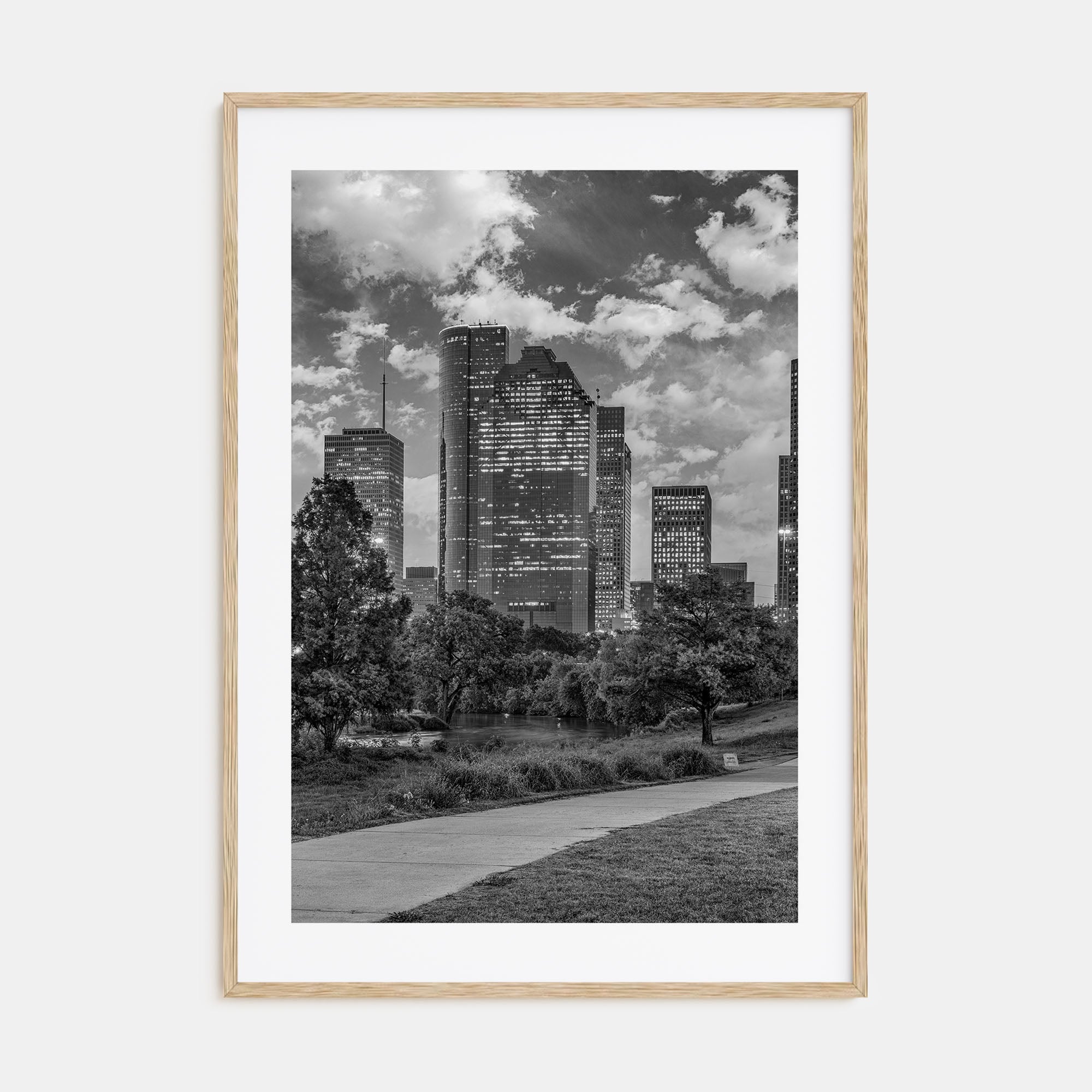 Houston Photo B&W No 2 Poster