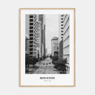 Houston Portrait B&W No 3 Poster