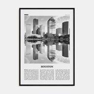 Houston Travel B&W No 2 Poster