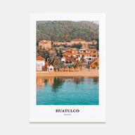Huatulco Portrait Color Poster